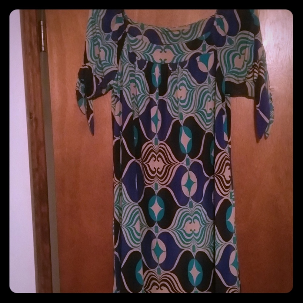 Multicolored Mini Dress